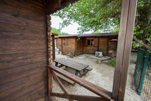 Mesas para comer al aire libre